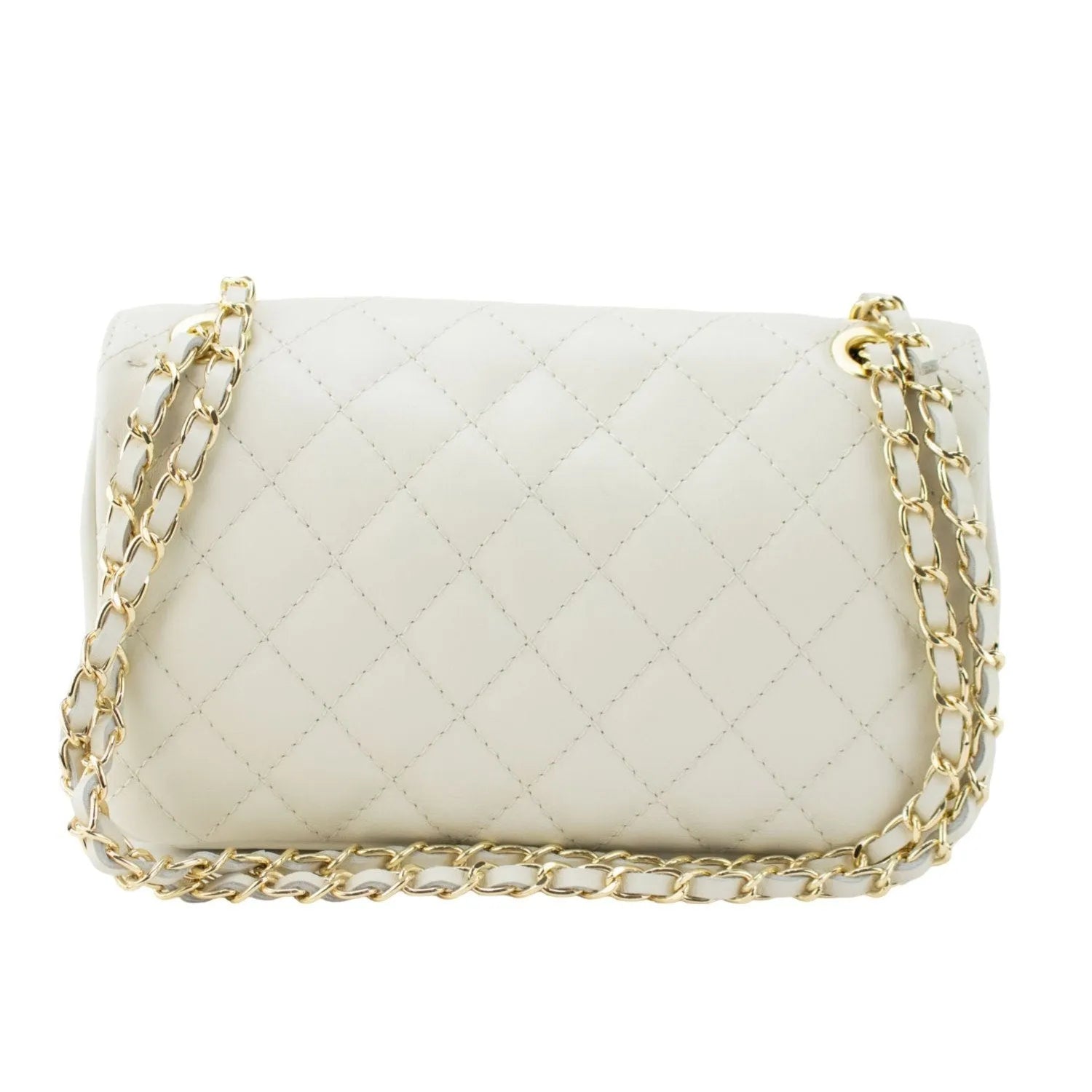 Bolso Piel Pregato Classy Blanco - KimondoShop