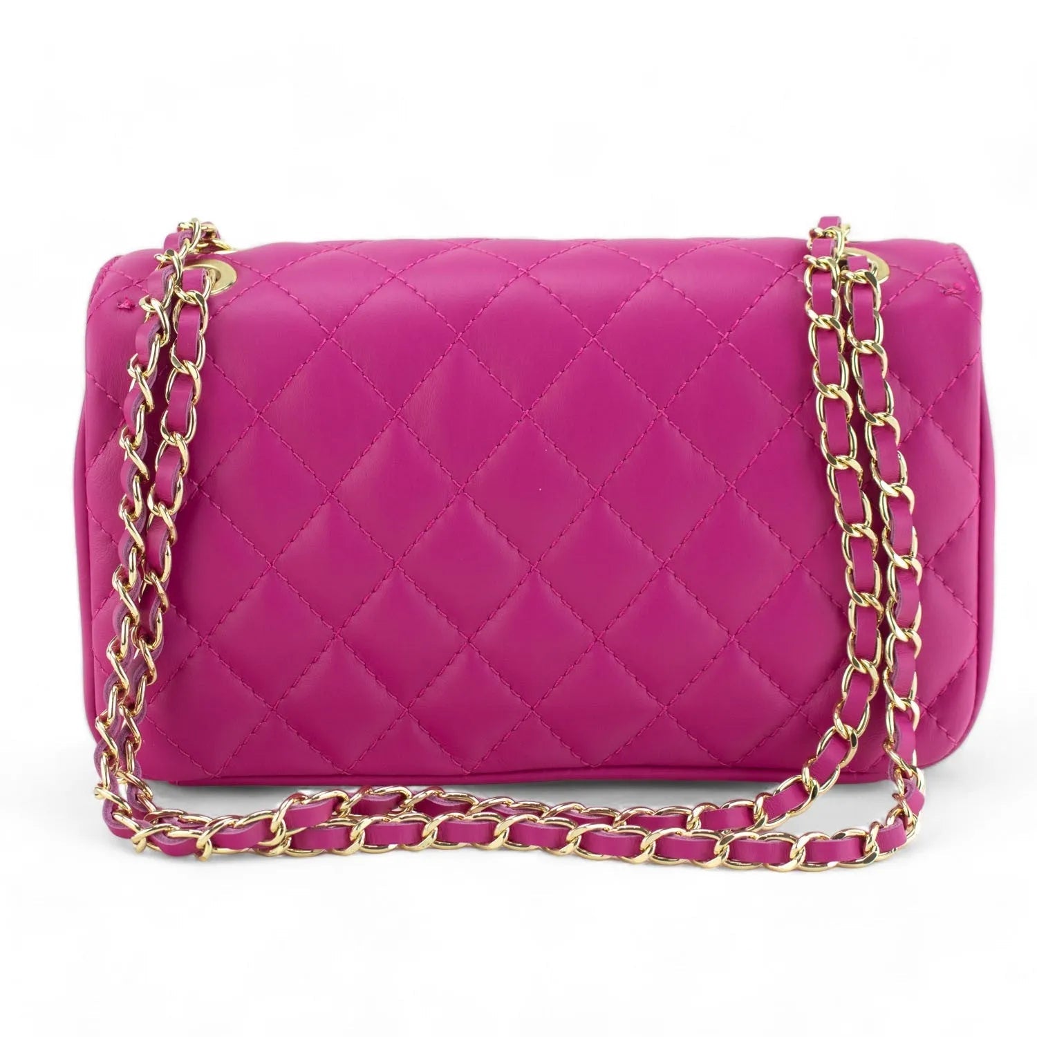 Bolso Piel Pregato Classy Fucsia - KimondoShop