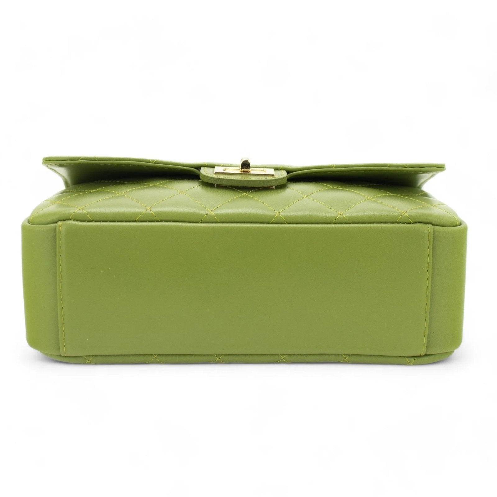 Bolso Piel Pregato Classy Verde oliva - KimondoShop