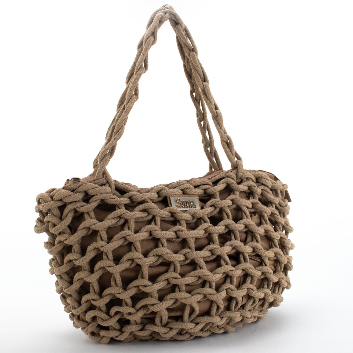 Bolso shopper en cuerda trenzada Simosastre Lucille - KimondoShop