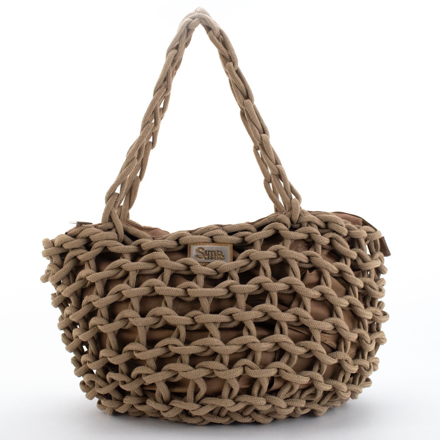 Bolso shopper en cuerda trenzada Simosastre Lucille - KimondoShop