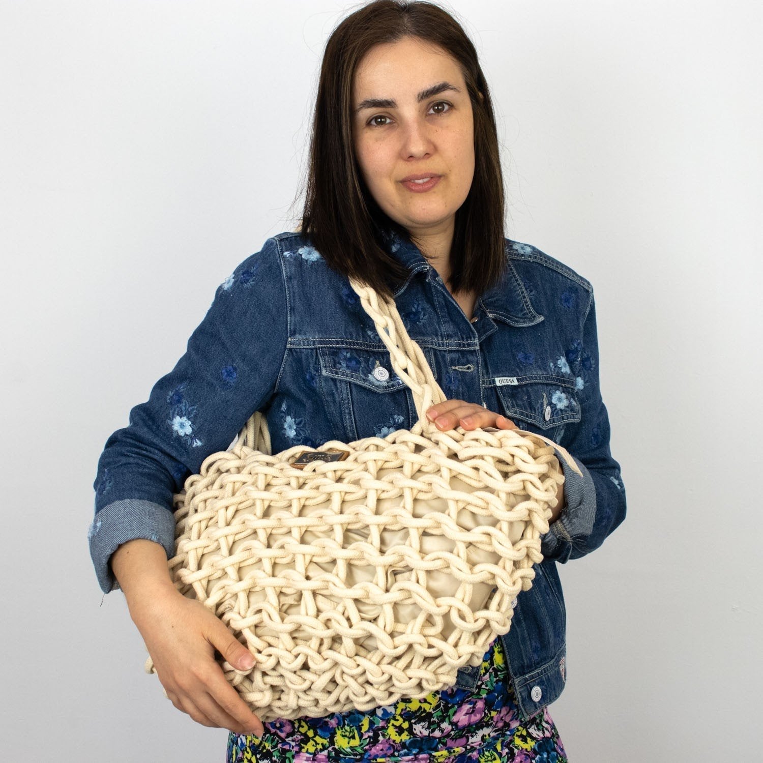 Bolso shopper en cuerda trenzada Simosastre Lucille - KimondoShop