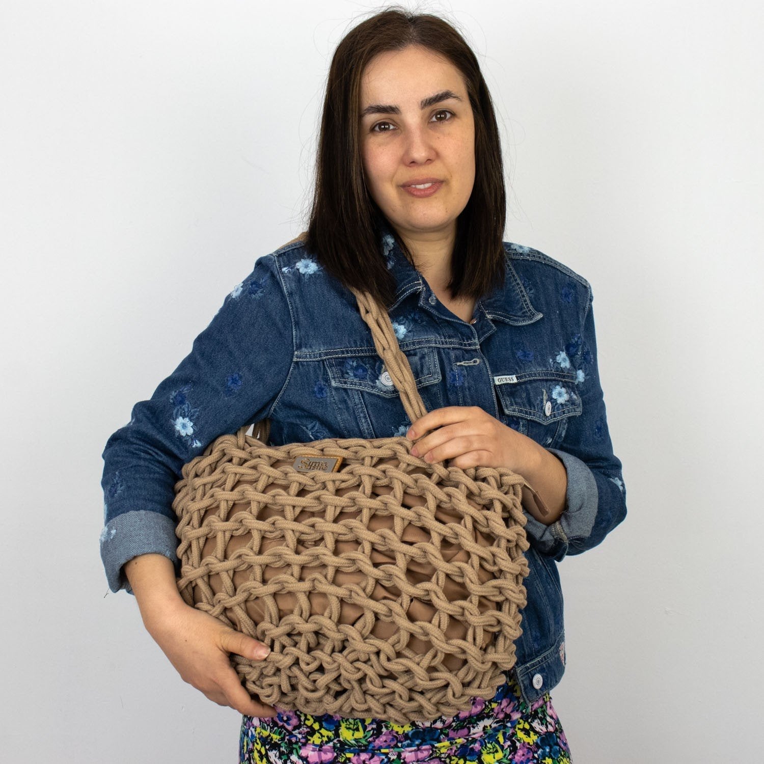 Bolso shopper en cuerda trenzada Simosastre Lucille - KimondoShop