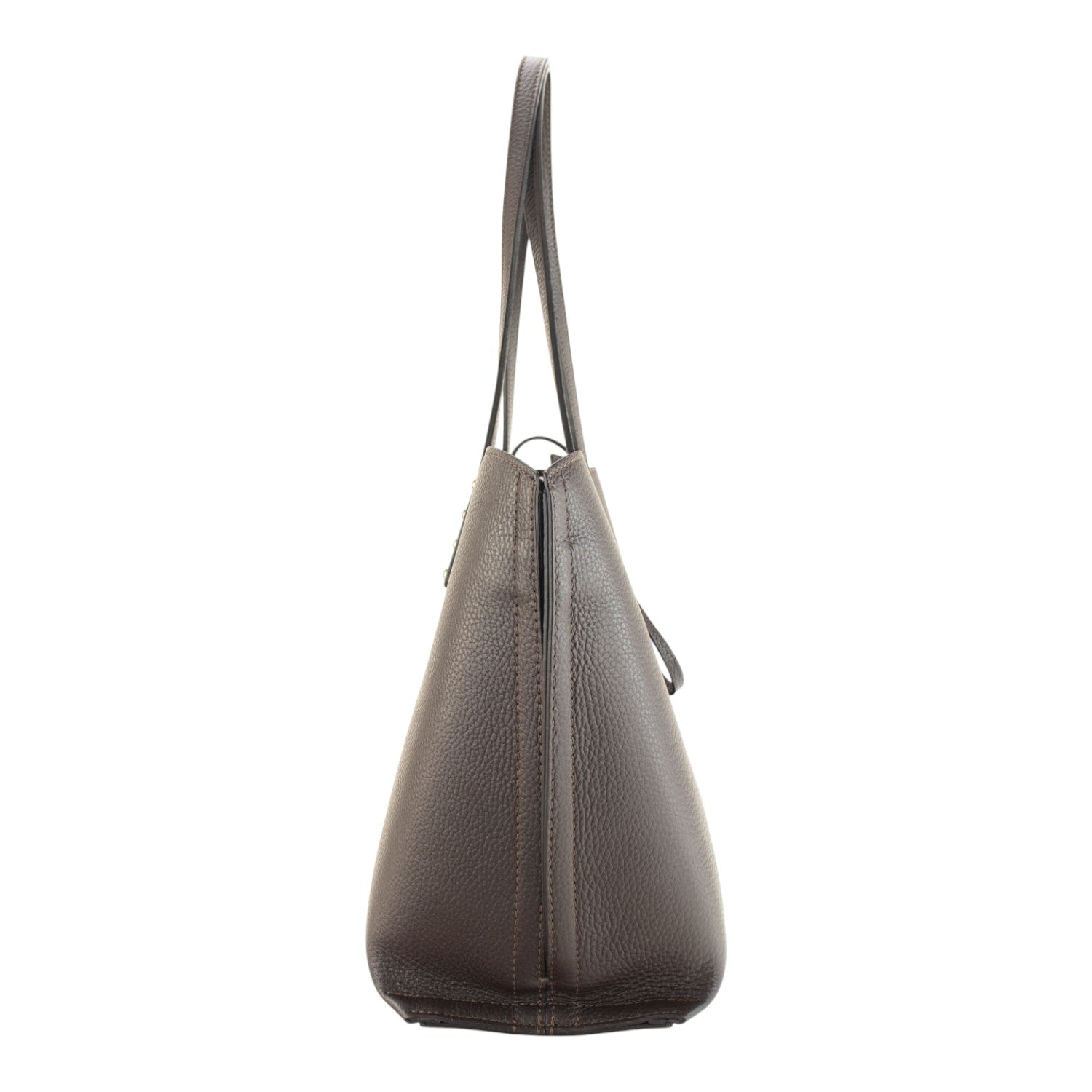 Bolso Shopper en Piel Pregato Loggia Chocolate - KimondoShop