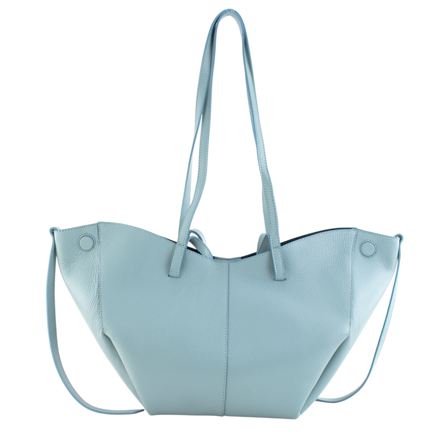 Bolso shopper Piel Pregato Venetto Azul cielo - KimondoShop