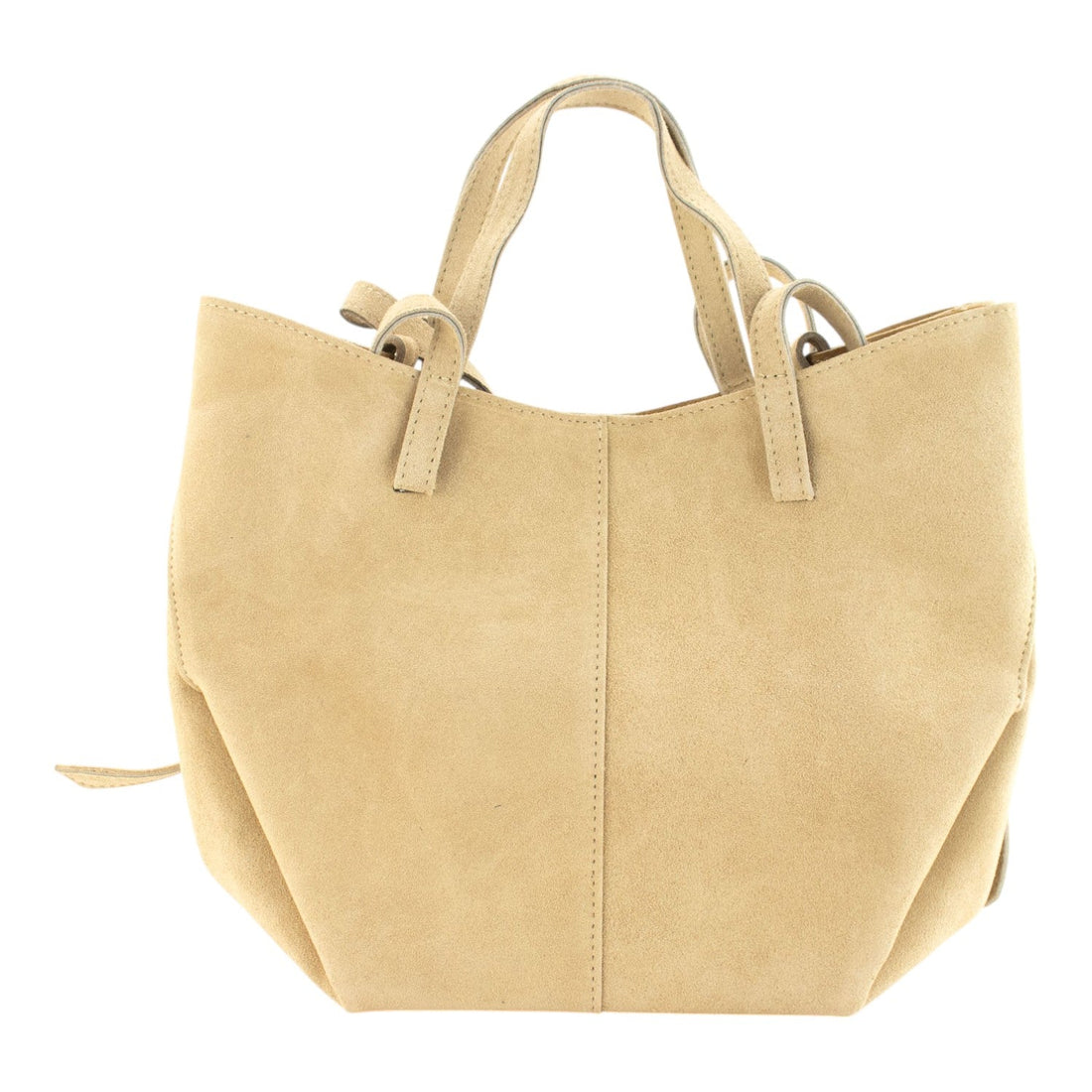 Bolso shopper Piel Pregato Venetto Crema - KimondoShop