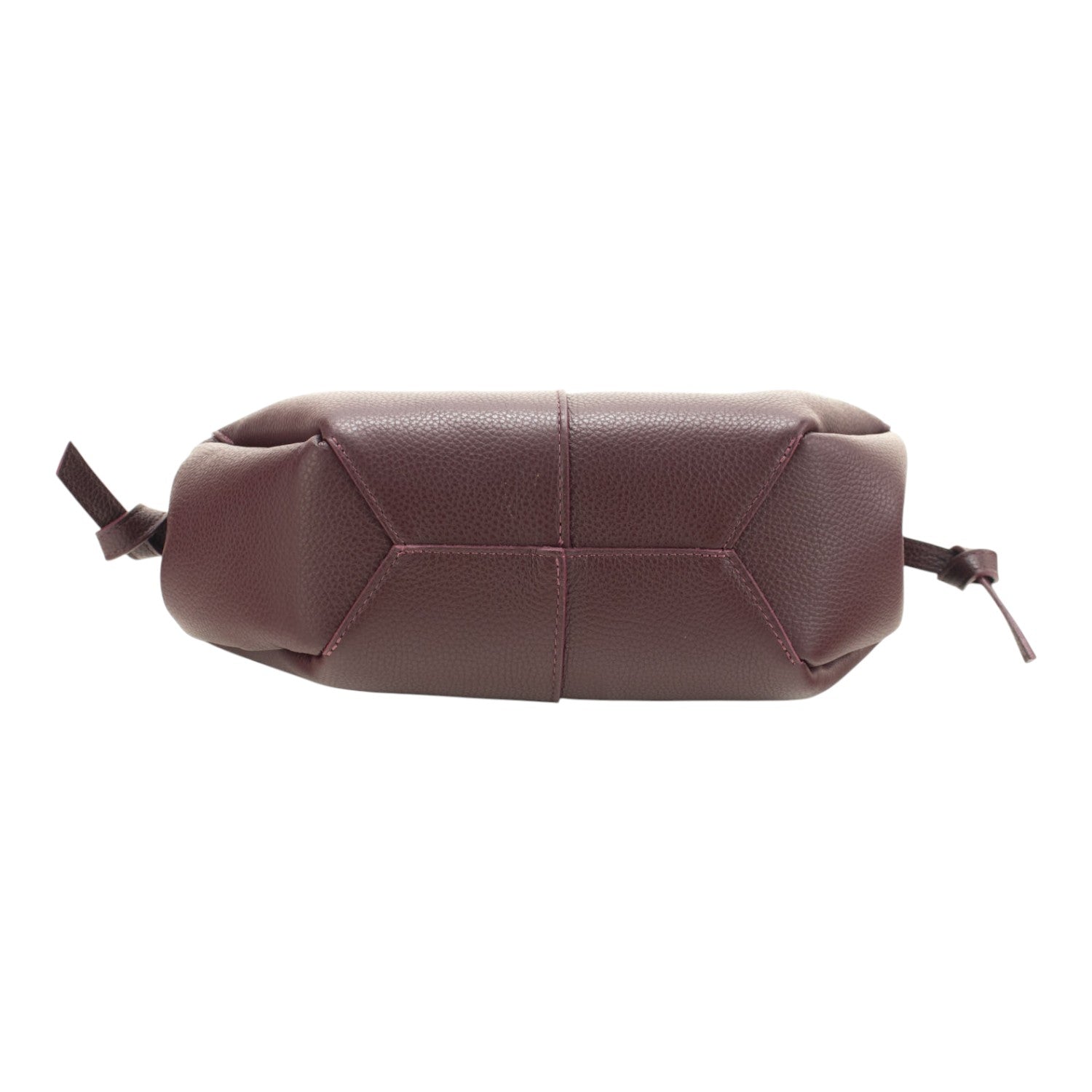 Bolso shopper Piel Pregato Venetto Soft Burdeos - KimondoShop