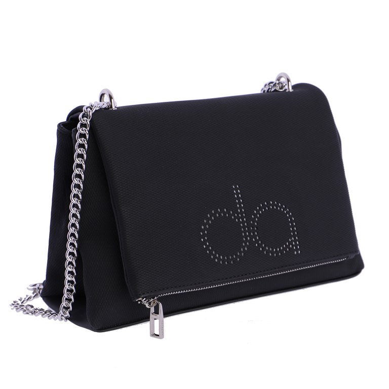 Bolso solapa Don Algodon Eventos Negro - KimondoShop