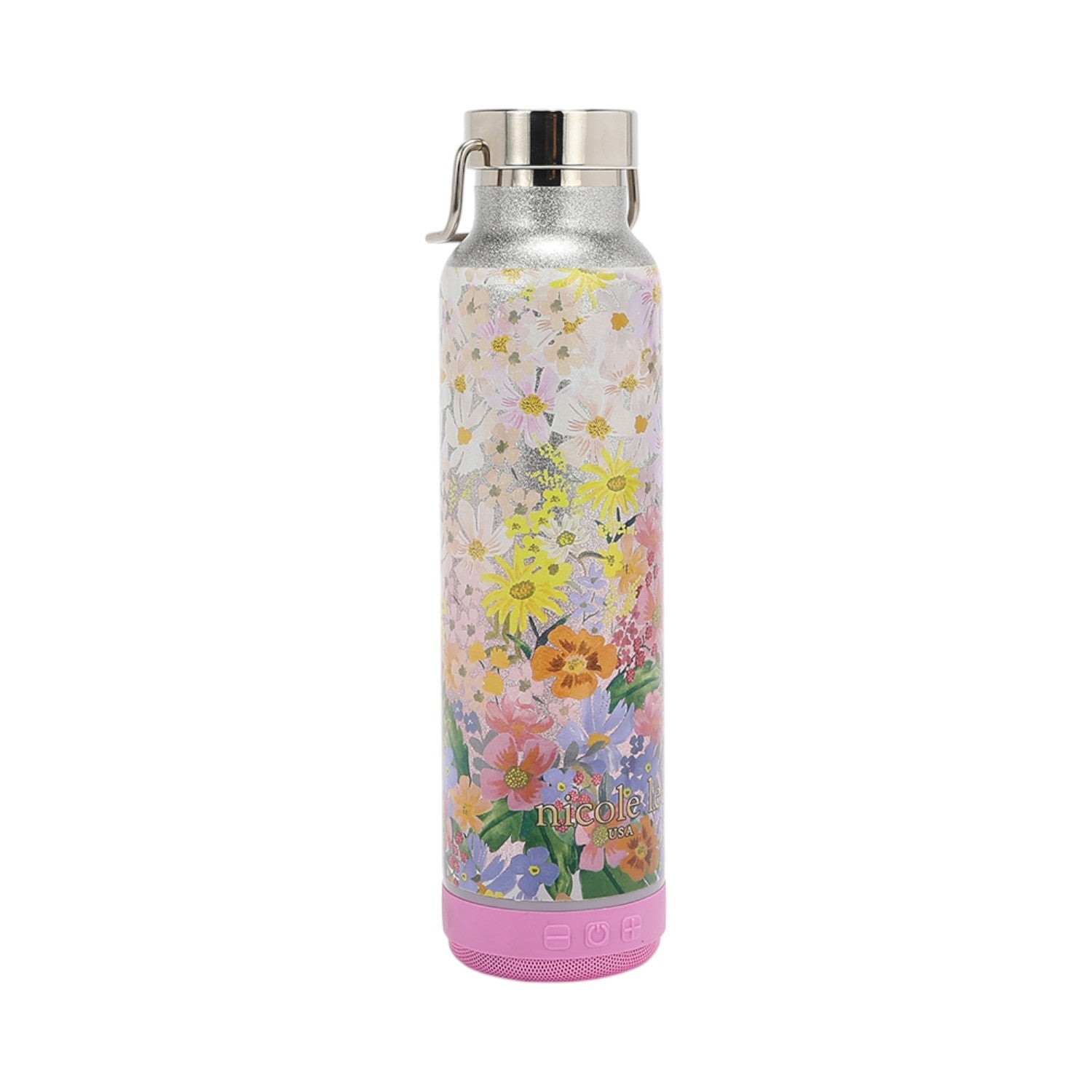 Botella térmica con altavoz bluetooth Nicole Lee Dreams Blossom - KimondoShop