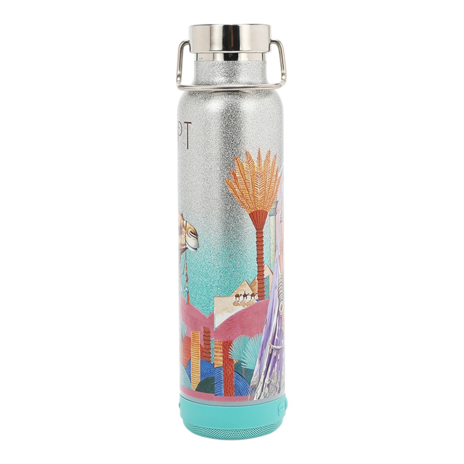 Botella térmica con altavoz bluetooth Nicole Lee Queen Cleopatra - KimondoShop