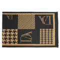 Bufanda Don Algodon Print negro - KimondoShop