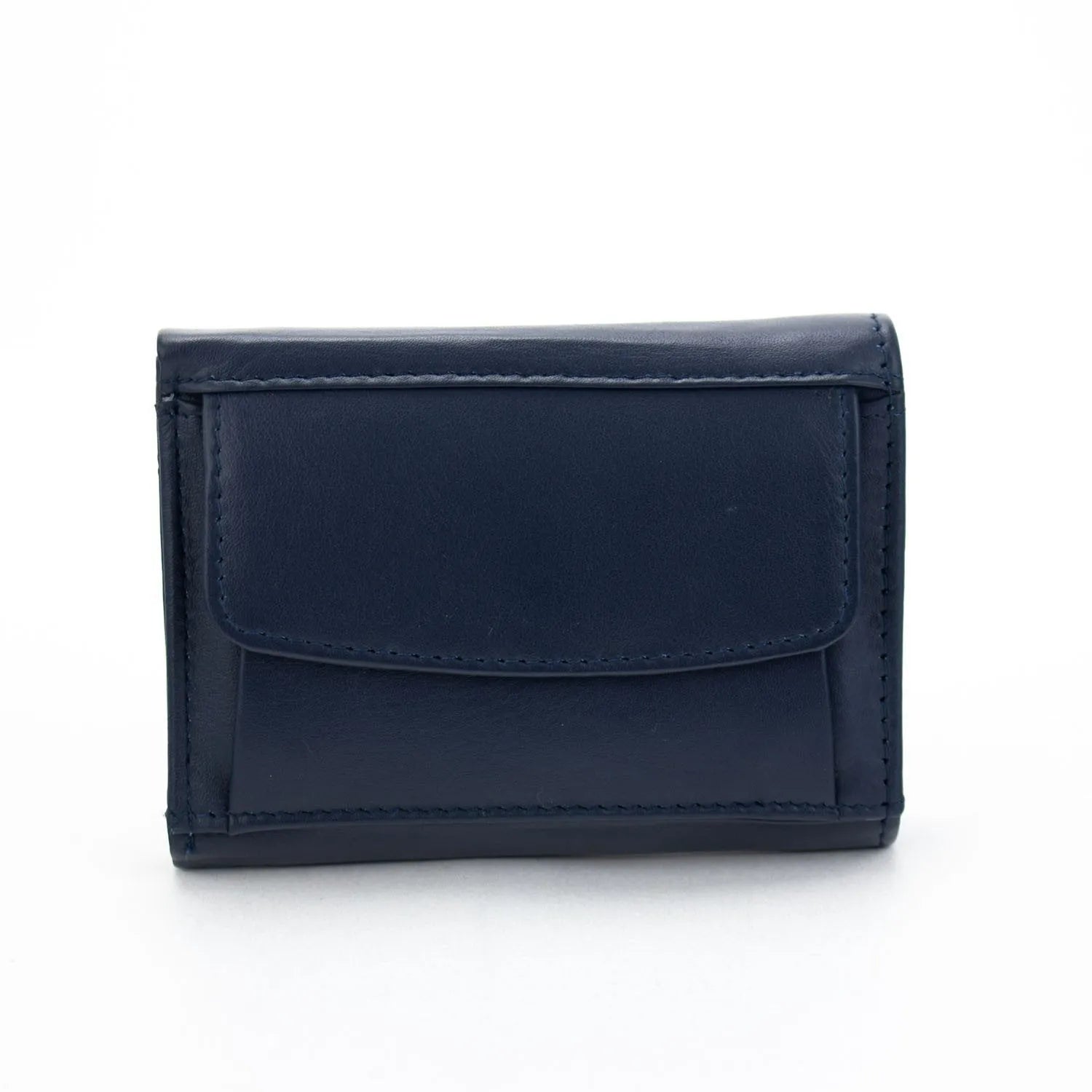 Cartera compacta Piel Basics JL Piel hombre Azul - KimondoShop