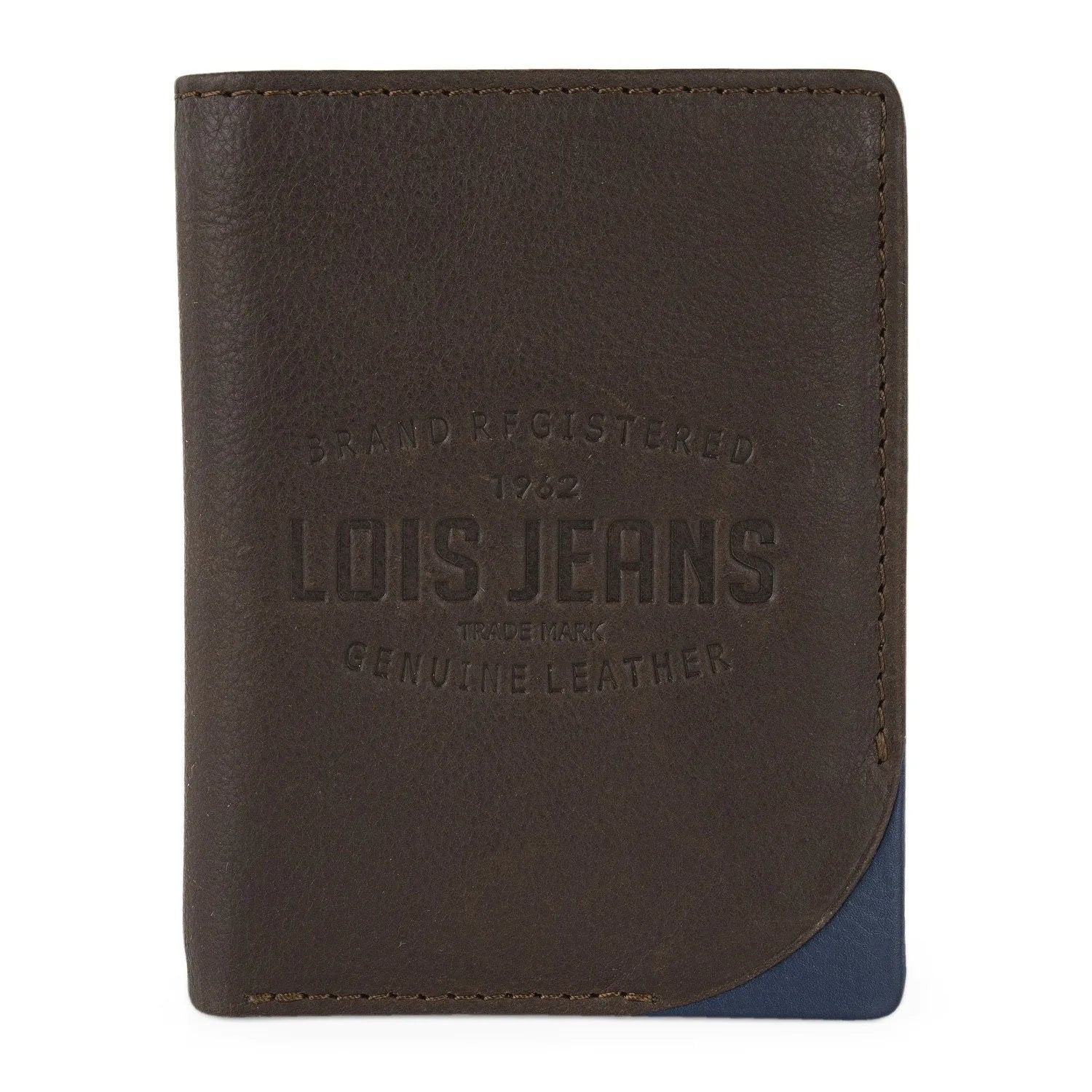 Cartera de piel hombre vertical Lois Kingston - KimondoShop