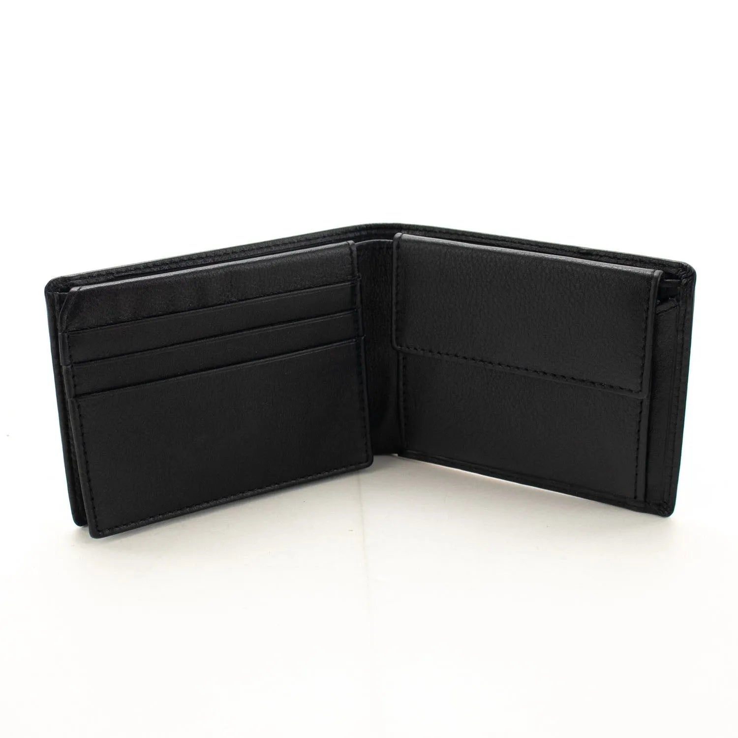 Cartera horizontal grande Piel Basics JL Piel hombre Negro - KimondoShop