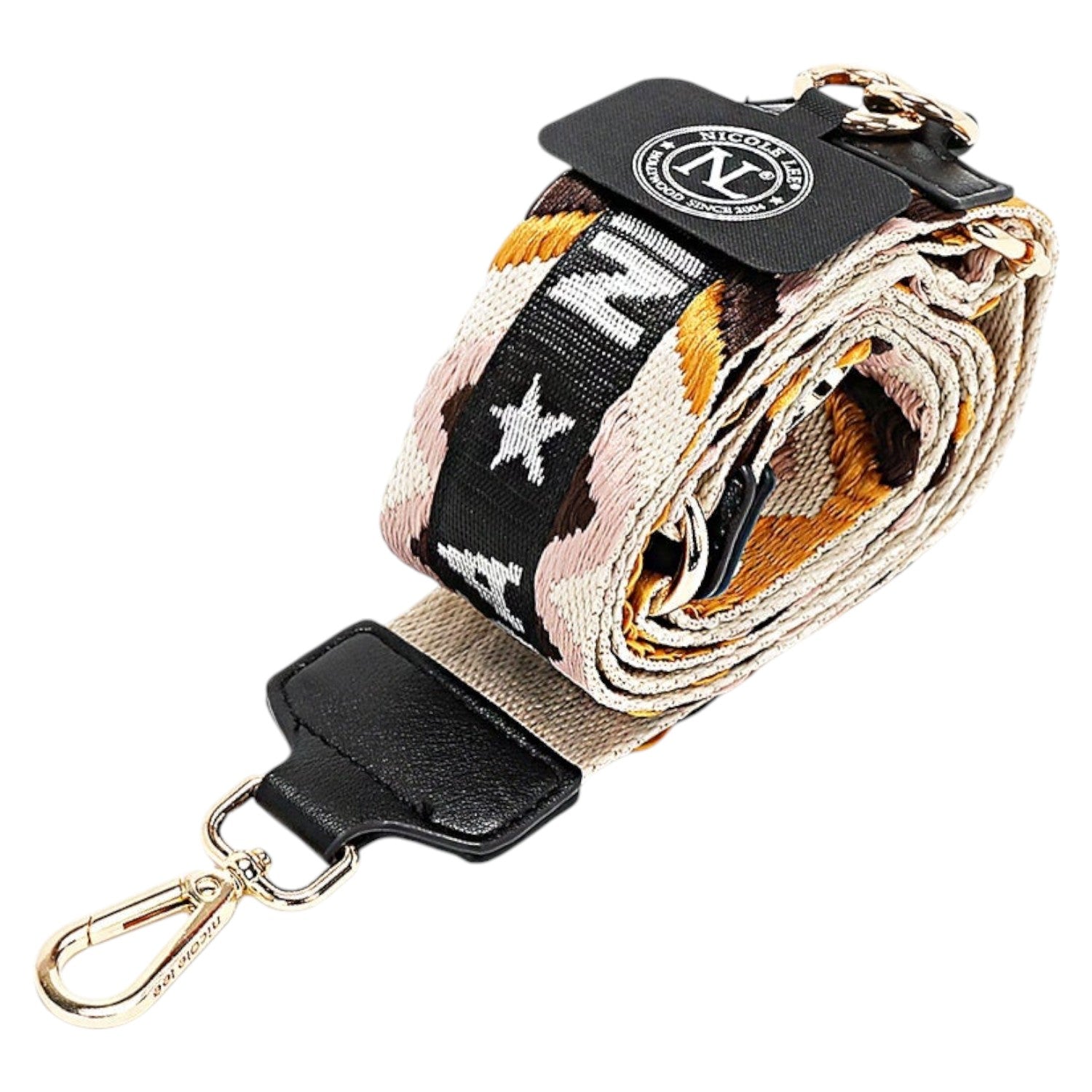 Cinta ajustable multiusos Nicole Lee Sienna Marrón - KimondoShop