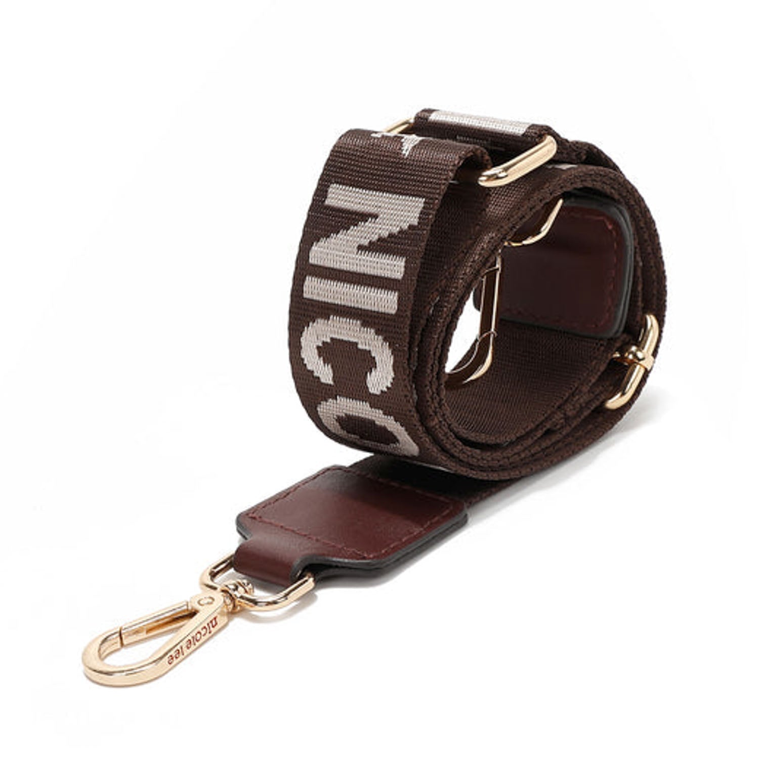 Cinta ajustable para Bolso Nicole Lee Marrón - KimondoShop