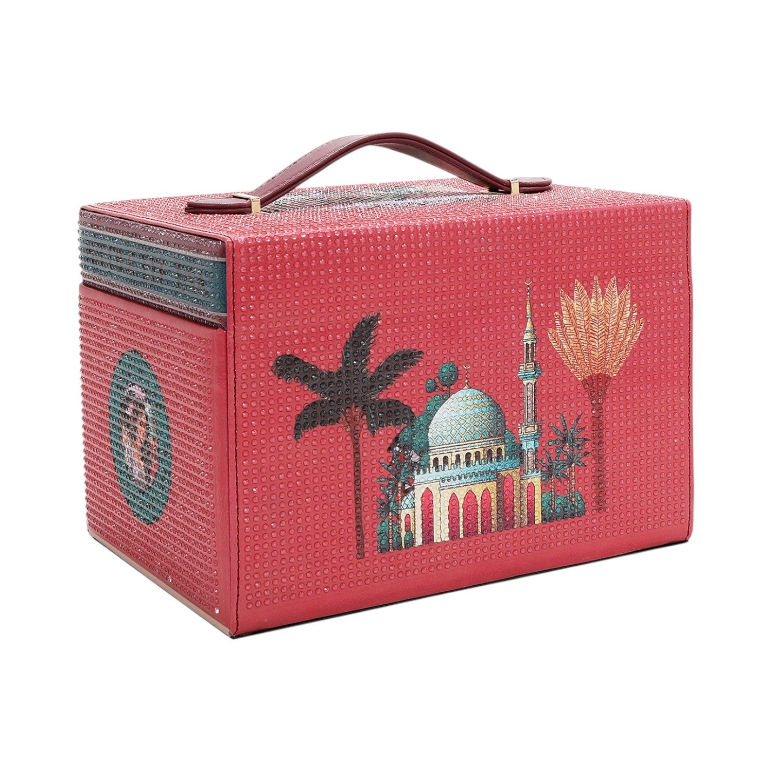 Joyero grande con pedrería Nicole lee Queen Cleopatra - KimondoShop