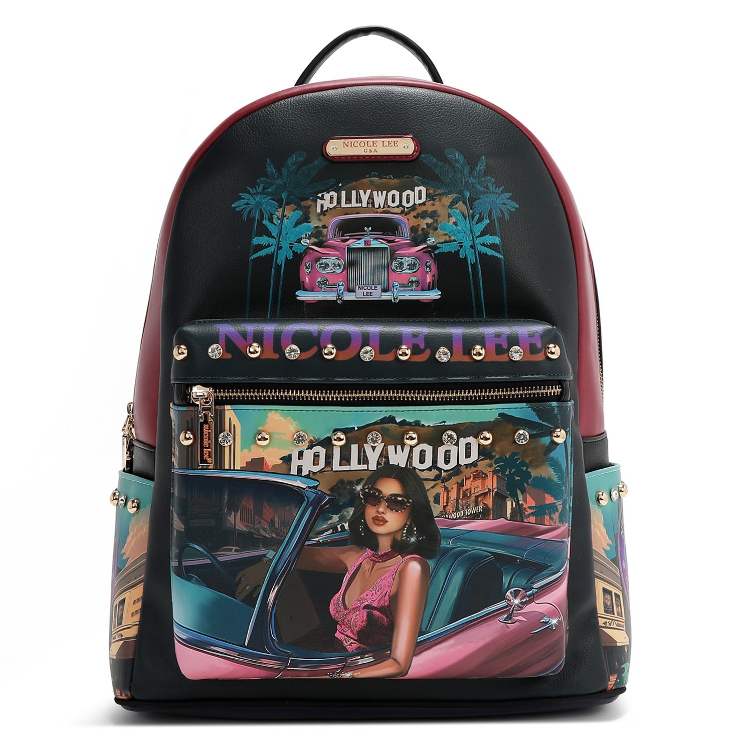 Mochila grande USB Nicole Lee Hollywood Drive - KimondoShop