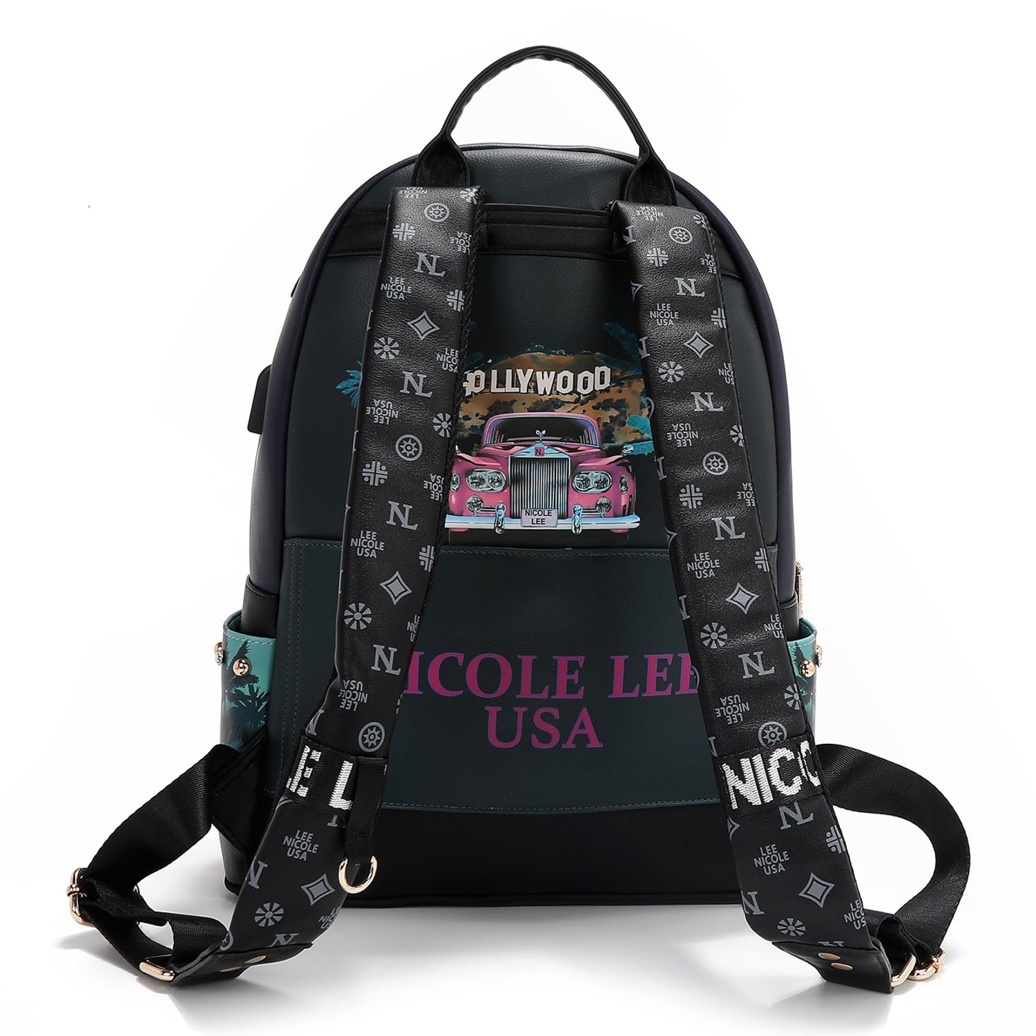 Mochila grande USB Nicole Lee Hollywood Drive - KimondoShop