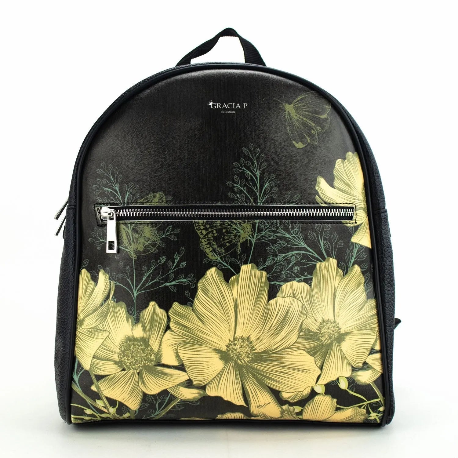 Mochila Zaino Gracia P Gold Flowers - KimondoShop