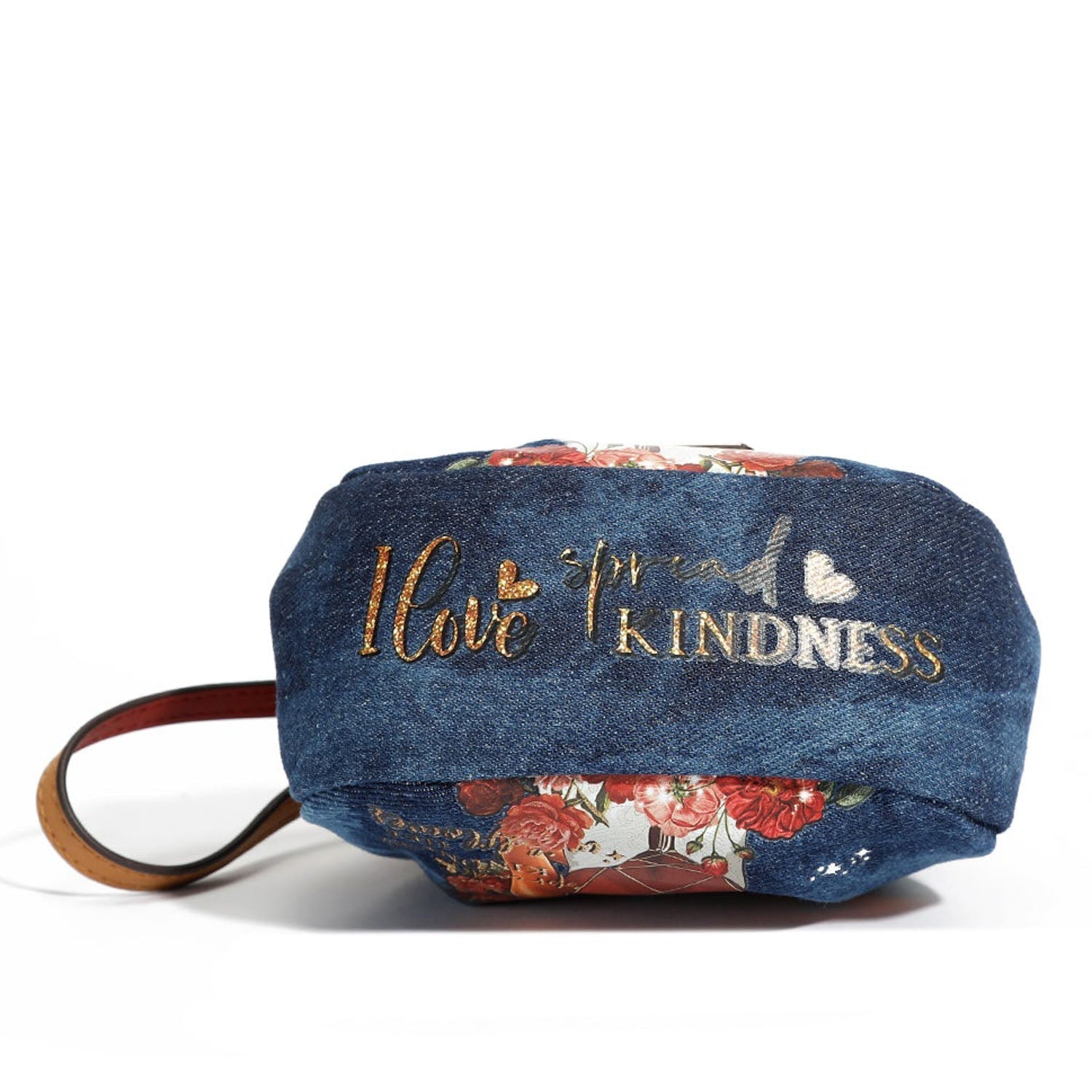 Monedero con cierre clic Nicole Lee Blind Date Denim - KimondoShop