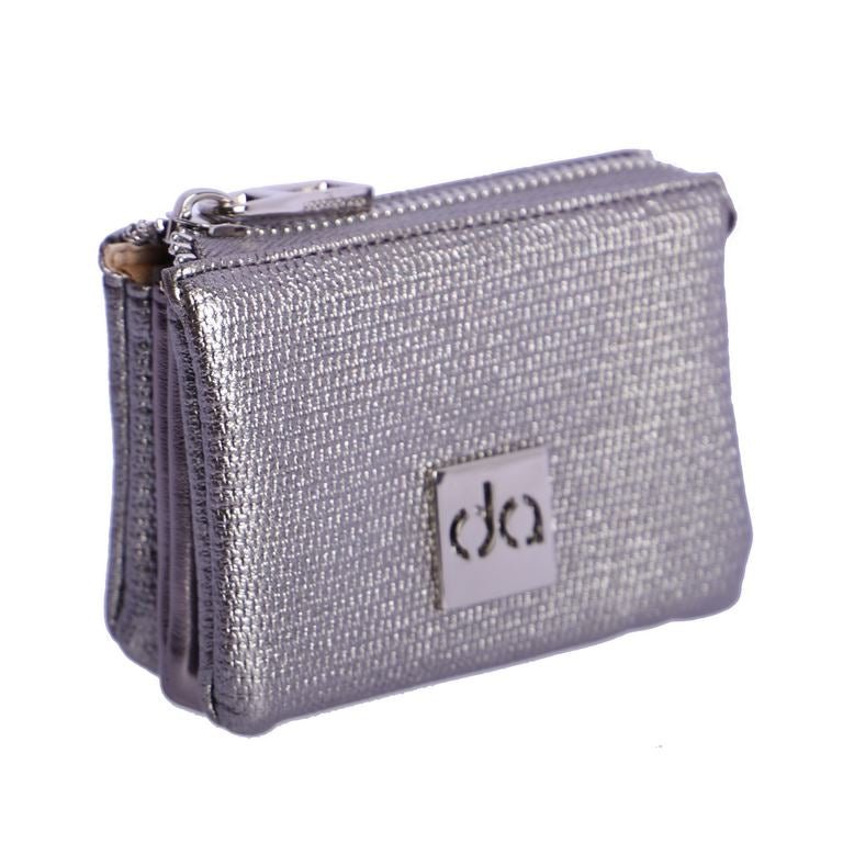 Monedero Don Algodon Metallic Plata - KimondoShop