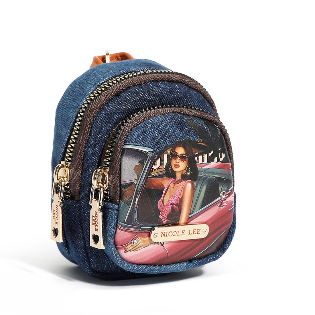 Monedero mochila Nicole Lee Hollywood Drive Denim - KimondoShop