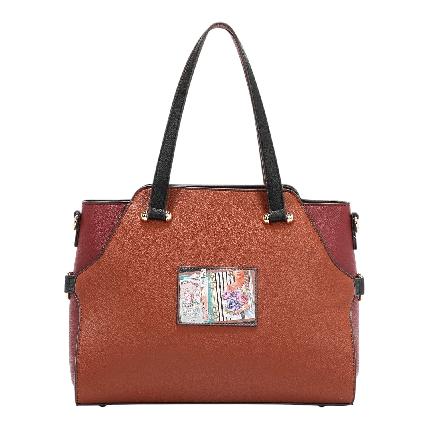 Set 3 piezas bolso shopper, bolso y billetero Nikky Nostalgia - KimondoShop